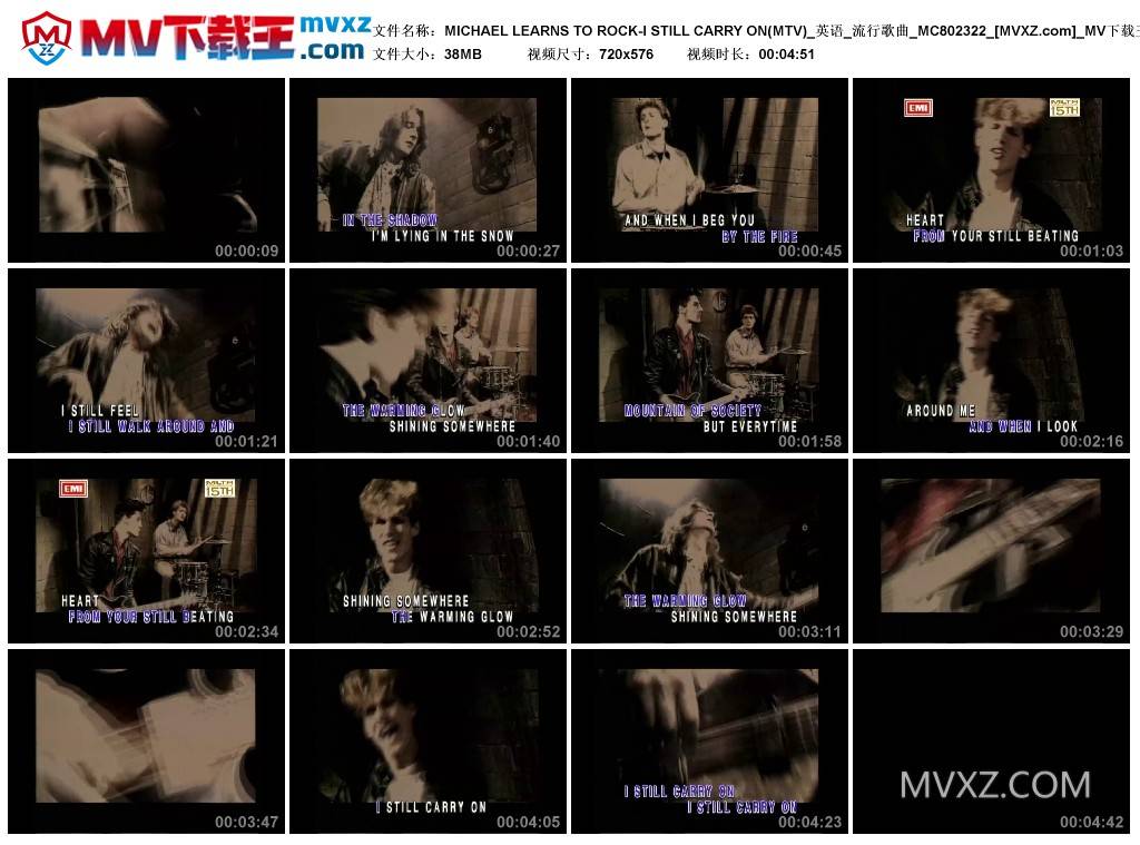 MICHAEL LEARNS TO ROCK-I STILL CARRY ON(MTV)_英语_流行歌曲_MC802322